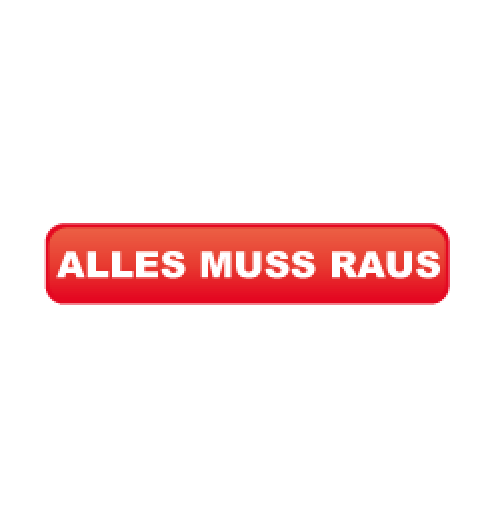 Alles muss raus Format 40 x 20 cm