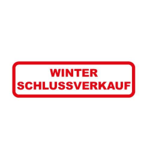 Winter Schlussverkauf Format 40 x 20 cm