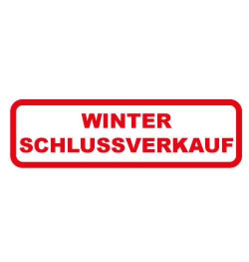 Winter Schlussverkauf Format 80 x 40 cm