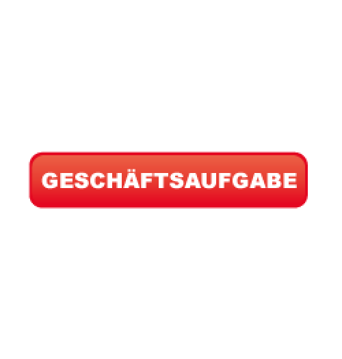 Geschäftsaufgabe Format 40 x 20 cm