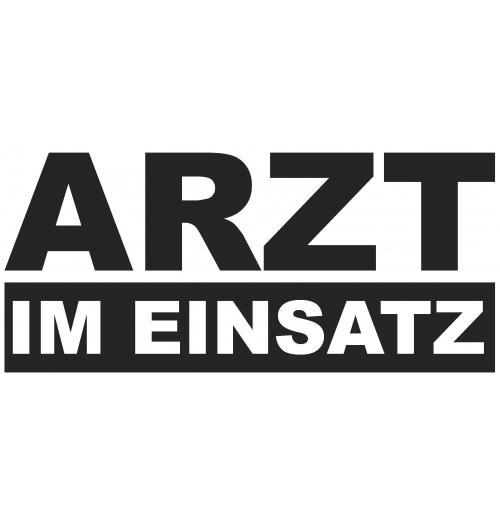 Aufkleber 'Arzt im Einsatz' 40x18cm