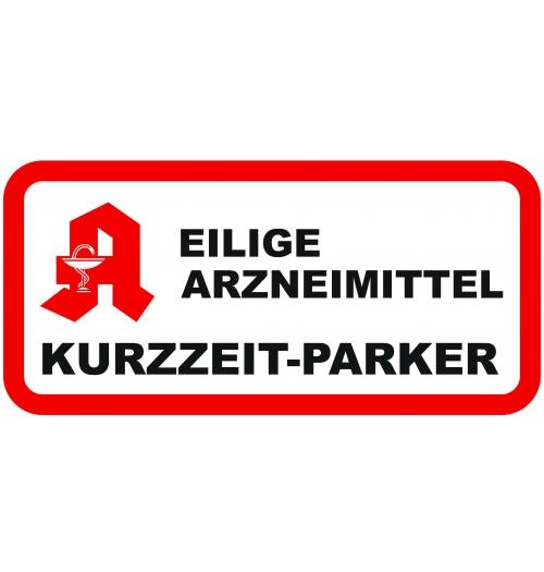 Aufkleber 'Eilige Arzneimittel' 50x23cm