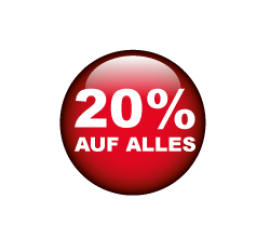 20% auf Alles Format 40 x 40 cm