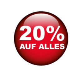 20% auf Alles Format 50 x 50 cm