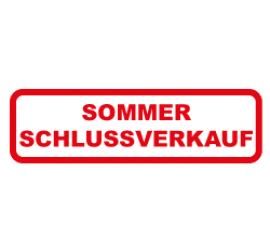 Sommer Schlussverkauf Format 80 x 40 cm