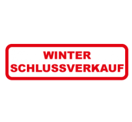 Winter Schlussverkauf Format 80 x 40 cm