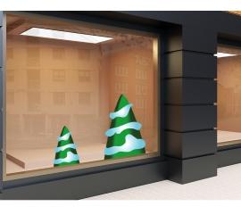 Aufkleber 120 x 50cm Weihnachten 9