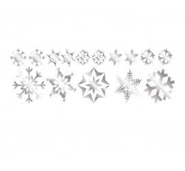 Plott silber 120 x 40cm Weihnachten Set 1