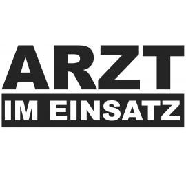 Aufkleber 'Arzt im Einsatz' 40x18cm