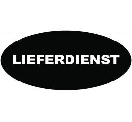 Aufkleber 'Lieferdienst' 50x23cm