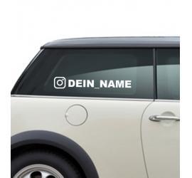Dein Benutzername 25x7cm