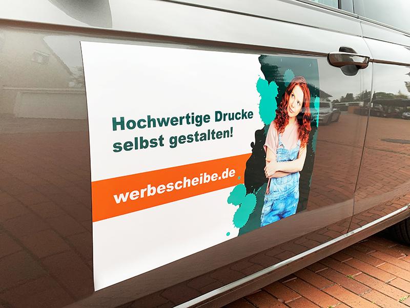 Seitenbeschriftung Werbung Selbst Gestalten